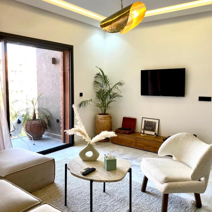Rooftop Pool, Bright & Cozy Apartment In City Center Marrakesh Eksteriør billede