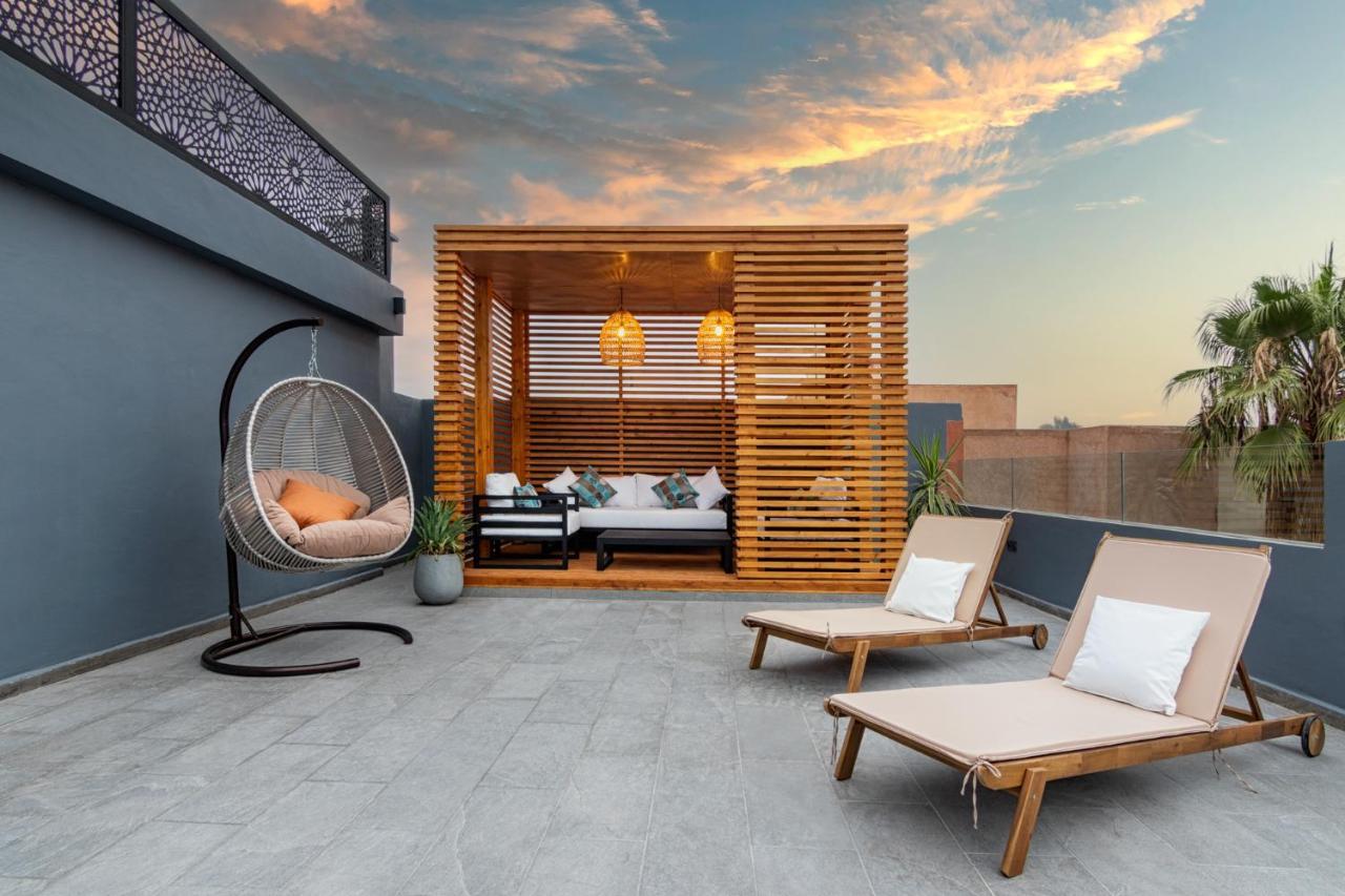 Rooftop Pool, Bright & Cozy Apartment In City Center Marrakesh Eksteriør billede