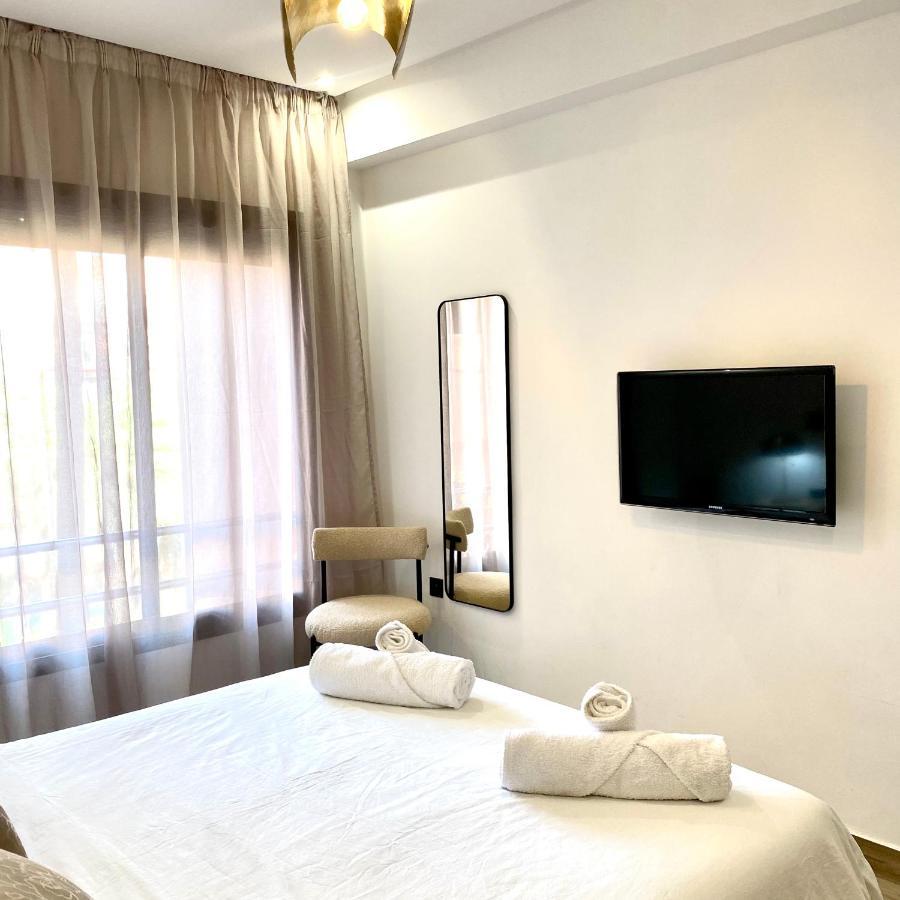 Rooftop Pool, Bright & Cozy Apartment In City Center Marrakesh Eksteriør billede